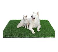 Grass Pee Pads For Dogs - Artificial Puppy Potty | Training Mat Pad, Fake Turf Puppy Toilet Mat, Indoor Outdoor Pet House Toilet Solution System For Busy Professionals Pet Parents Cage Crate Sofa Bed