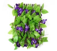 Grass Wall Panels - Privacy Fence Screen Artificial Wall Greenery, Silk Fabric+fence Artificial Fake Leaf, Realistic Adjustable Greenery Walls Backdrop Decor For Stairs, Balcony, Walls, Restaurants