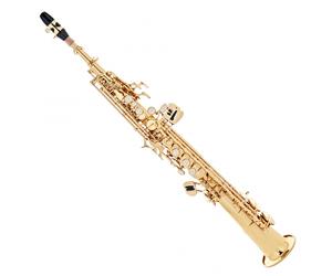 Grassi SSP800 School Series Soprano Saxophone Brass Lacquer