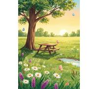 Grasslands 1000 Piece Jigsaw Puzzles for Adults, Colourful, Challenging & Brainteasing Adult Puzzles 1000 Pieces Trees, Fun jigsaws for The Whole Family 30x20 Inch