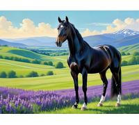 Grasslands 1200 Piece Jigsaw Puzzles for Adults, Colourful, Challenging & Brainteasing Adult Puzzles 1200 Pieces Horses, Fun jigsaws for The Whole Family 30x20 Inch
