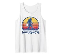 Grassquatch! Funny Bigfoot & Banjo Bluegrass Sasquatch Shirt Camiseta sin Mangas