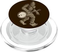 Grassquatch! Vintage Bigfoot & Bluegrass Banjo Music PopSockets PopGrip para MagSafe