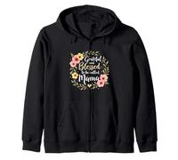 Grateful and Blessed to Be Called Mama Mother's Day Sunflower Sudadera con Capucha