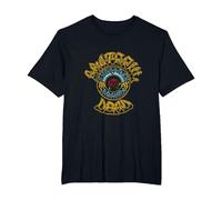 Grateful Dead American Beauty Anniversary Camiseta, Hombre Tallas Grandes, Negro, 3X Alto