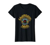 Grateful Dead American Beauty Anniversary Camiseta, Mujer, Negro, XL