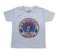 Grateful Dead - Camiseta Bertha Vintage de Jaspeado para Niños/Niñas (9-10 años) (Gris)
