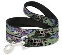 Grateful Dead Correa para Mascota, Correa para Perro, Grateful Dead Dave's Picks Volume Nine Montana Cover Art, 4 pies de Largo 1.5 Pulgadas de Ancho