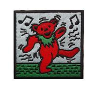 GRATEFUL DEAD - Dancing Bear [PATCH] White