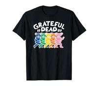 Grateful Dead Dancing Bears on The Run Vintage Band Camiseta