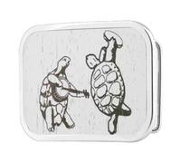 Grateful Dead - Hebilla de cinturón, madera Dancing Terrapins FC, rectangular