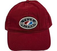 Grateful Dead Tour Alumni-Gorro Ovalado con Perno béisbol, Rosso, Taille Unique para Hombre