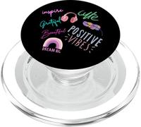 Grateful Positive Vibes Buenos Sueños Inspirador PopSockets PopGrip para MagSafe