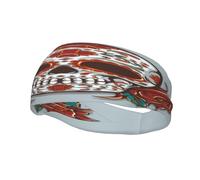 Grateful Retro Skull Flowers Dead Fashion Sports Decoration Diadema resistente al sudor, banda para el pelo, transpirable que absorbe el sudor, equipo de fitness para mujeres y hombres