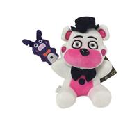 GRATIME F-N-A-F Peluches de Felpa de 18cm, muñecos de Bear Fazbear, Bear Foxy, Rabbit Bonnie Chica, 5 Noches en Bear, Peluches (Caqui)