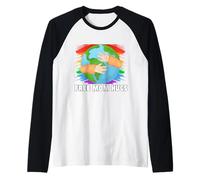 Gratis Mamá Abrazos LGBT Orgullo Desfiles Arco Iris Transgénero Gay Camiseta Manga Raglan