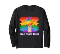 Gratis Mamá Abrazos LGBT Orgullo Desfiles Arco Iris Transgénero Gay Manga Larga