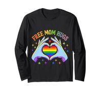 Gratis Mamá Abrazos LGBTQI Mes del Orgullo Aliado Manga Larga