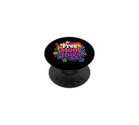 Gratis Mamá Abrazos LGBTQI Mes del Orgullo Aliado PopSockets PopGrip Adhesivo
