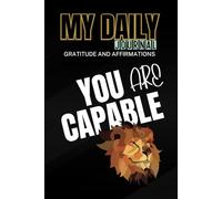 Gratitude and Affirmation Journal | 6 x 9 inch, 122 pages | Self Esteem | Writing Prompts | 100 plus daily affirmations | Gift Idea for Men