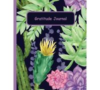 Gratitude Journal: Dark and Moody Floral Aesthetic design Ruled Lined Paper 7.5 x 9.25 inch 120 Pages Ready to use for Daily Gratitude Journaling, ... Perfect Gift for Self-love and Self-Care