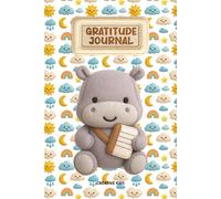 Gratitude Journal for Kids with 100 different Gratitude Quotes Hippo Design - Teach Children to be grateful every day