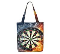 GrAtka Diana de dardos, hielo, fuego，Bolsas de supermercado reutilizables, bolsas de compras, bolsas de lona de gran capacidad, bolso de hombro