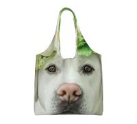 GrAtka Divertido cachorro de labrador retriever,Bolsas de mano reutilizables, bolsas de supermercado, bolso de hombro de lona de gran capacidad