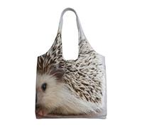 GRatka Erizo impreso,Bolsas de mano reutilizables, bolsas de supermercado, bolso de hombro de lona de gran capacidad