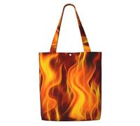 GrAtka Fuego，Bolsas de supermercado reutilizables, bolsas de compras, bolsas de lona de gran capacidad, bolso de hombro