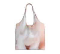 GrAtka Lindo cachorro de perro maltés,Bolsas de mano reutilizables, bolsas de supermercado, bolso de hombro de lona de gran capacidad