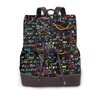 GRatka Mochila de cuero para mujer, mochila de día para mujer, mochila escolar de moda, bolsos de viaje, Fórmula matemática