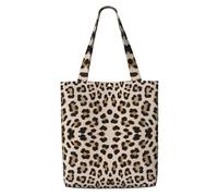 GrAtka Patrón de estampado de leopardo，Bolsas de supermercado reutilizables, bolsas de compras, bolsas de lona de gran capacidad, bolso de hombro