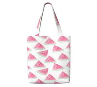 GrAtka Patrón de frutas de sandía，Bolsas de supermercado reutilizables, bolsas de compras, bolsas de lona de gran capacidad, bolso de hombro