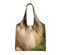 GRatka Perro Pug Impreso,Bolsas de mano reutilizables, bolsas de supermercado, bolso de hombro de lona de gran capacidad