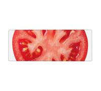 GRatka Rodaja de Tomate,Alfombrilla de ratón Grande para Escritorio, Teclado de Ordenador, Base de Goma Antideslizante, 30 x 80 cm