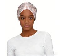 GRatka Rosa Oro Rosa Rubor Trazos Dorados Rayas Brillantes,Gorro de dormir suave para mujer, bandana, pañuelo elástico para la cabeza, gorro tipo beanie