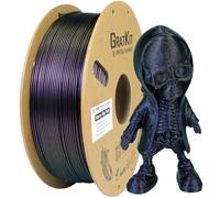 GratKit Filamento PLA con purpurina Starry Sky, 1,75 mm, para impresora 3D, ±0,03, 1 kg/rollo, color morado brillante