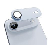 GratKit for iPhone 17 Pro Max Camera Lens Protector, 9H Tempered Glass with Aluminum Alloy Frame Full Protective Cover, Case Friendly, Ultra HD, Night-Shot Friendly, Blue