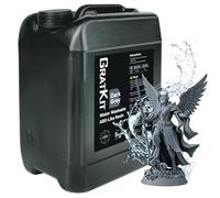 GratKit Water Washable ABS-Like Resin for 405nm 3D Printers,5kg Dark Gray