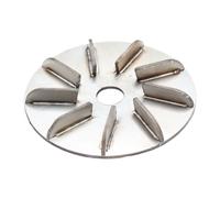 Grattoir Volaille - 3,94 Pouces Outil éPilation Bétail | Acier Inoxidable Grattoir Durable - ÉPilateur Poulet Mouton Cheval Vache Pratique Pour Retrait Poils Et Peau Facile Et Efficacė en Ferme