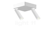 Grau Clear, lámpara de techo LED 2 focos, blanco