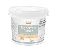 GRAU - El Original - Grasa de Vacuno en Polvo, un aporte rápido de energía con un 80% de Grasa, Pack Individual (1 x 2 kg), alimento complementario para Perros y Gatos
