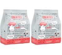 GRAU - El Original - Pienso deshidratado para Gatos - Ave y salmón con superalimentos, Pack Individual (1 x 400 g), sin Gluten, para Gatos Adultos (Paquete de 2)