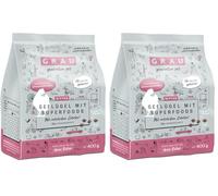 GRAU - El Original - Pienso deshidratado para Gatos - Kitten - Ave con superalimentos, Pack Individual (1 x 400 g), sin Gluten, para Gatitos (Paquete de 2)
