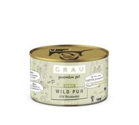 GRAU - El Original - Pienso hidratado para Perros - Carne de venado Pura, Pack de 6 (6 x 200 g), sin Cereales, para Perros Adultos