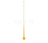 Grau Falling Sun, lámpara empotrada de suspensión LED, naranja sol - 200 cm