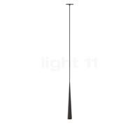 Grau Niceone, lámpara empotrada de suspensión LED, negro - 200 cm
