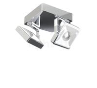 Grau Studio, foco de superficie LED 2 focos, cromo/blanco - 3.500 K