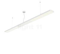 Grau Xt-a, lámpara de suspensión LED indirecto, blanco/blanco - 153 cm